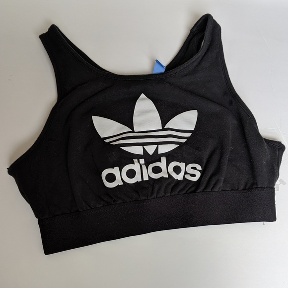 adidas Other - Adidas trefoil sports bra size medium black